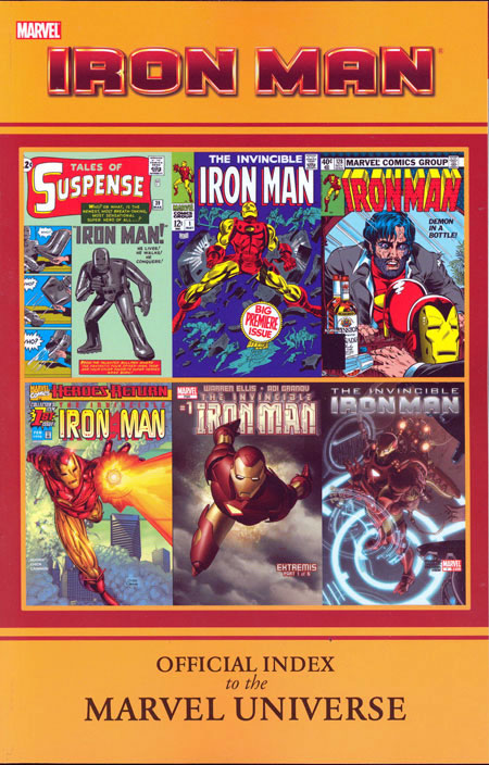 IRON MAN OFFICIAL INDEX TO MARVEL UNIVERSE GN TP